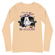 Load image into Gallery viewer, I Put The Boo In Boujee Unisex Long Sleeve Tee
