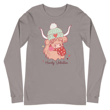 Load image into Gallery viewer, Howdy Valentine Unisex Long Sleeve Tee
