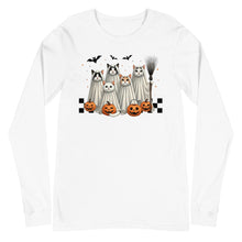 Load image into Gallery viewer, Ghost Cats Unisex Long Sleeve Tee

