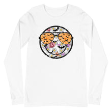 Load image into Gallery viewer, Halloween Retro Smiley Unisex Long Sleeve Tee
