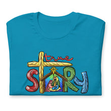 Load image into Gallery viewer, True Story Nativity Christmas Unisex t-shirt
