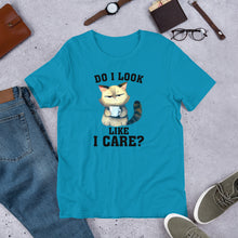 Load image into Gallery viewer, Do I Look Like I Care Unisex t-shirt
