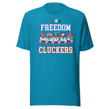 Load image into Gallery viewer, Freedom Cluckers Unisex t-shirt
