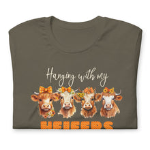 Load image into Gallery viewer, Hanging with My Heifers Unisex t-shirt (Darker Colors)
