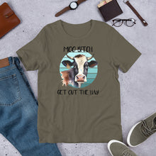 Load image into Gallery viewer, Moo B*tch Get Out of the Way Unisex t-shirt
