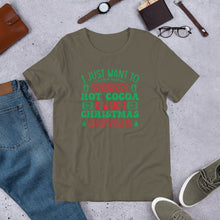 Load image into Gallery viewer, Drink Hot Cocoa &amp; Watch Christmas Movies Unisex t-shirt
