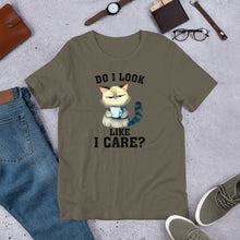 Load image into Gallery viewer, Do I Look Like I Care Unisex t-shirt
