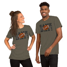 Load image into Gallery viewer, Game Day Black Glitter Unisex t-shirt
