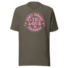 Load image into Gallery viewer, Don’t Forget To Love Yourself Unisex t-shirt
