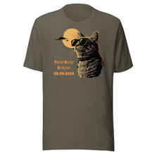 Load image into Gallery viewer, Total Solar Eclipse Cat Unisex t-shirt
