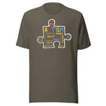 Load image into Gallery viewer, Autism Puzzle Words Unisex t-shirt
