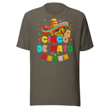 Load image into Gallery viewer, Cinco de Mayo Bright Sombrero Unisex t-shirt
