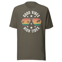 Load image into Gallery viewer, Good Vibes High Tide Unisex t-shirt
