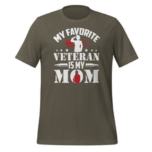 Load image into Gallery viewer, My Favorite Veteran My Mom Unisex t-shirt
