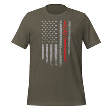 Load image into Gallery viewer, Navy Flag Vertical Unisex t-shirt
