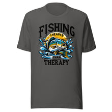 Load image into Gallery viewer, Fishing Cheaper Than Therapy Unisex t-shirt
