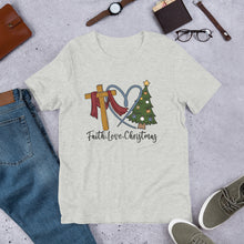 Load image into Gallery viewer, Faith Love Christmas Unisex t-shirt
