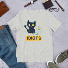 Load image into Gallery viewer, I’m Intolerant to Lactose and Idiots (cat) Unisex t-shirt
