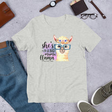 Load image into Gallery viewer, She’s a Bad Mama Llama Unisex t-shirt

