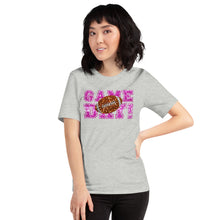 Load image into Gallery viewer, Game Day Pink Glitter Unisex t-shirt
