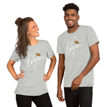 Load image into Gallery viewer, Love Heart Football Unisex t-shirt
