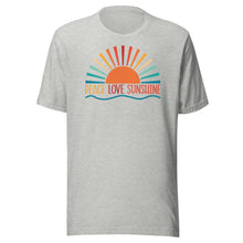 Load image into Gallery viewer, Peace Love Sunshine Unisex t-shirt
