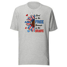Load image into Gallery viewer, Land Of The Free Because Of The Brave Unisex t-shirt
