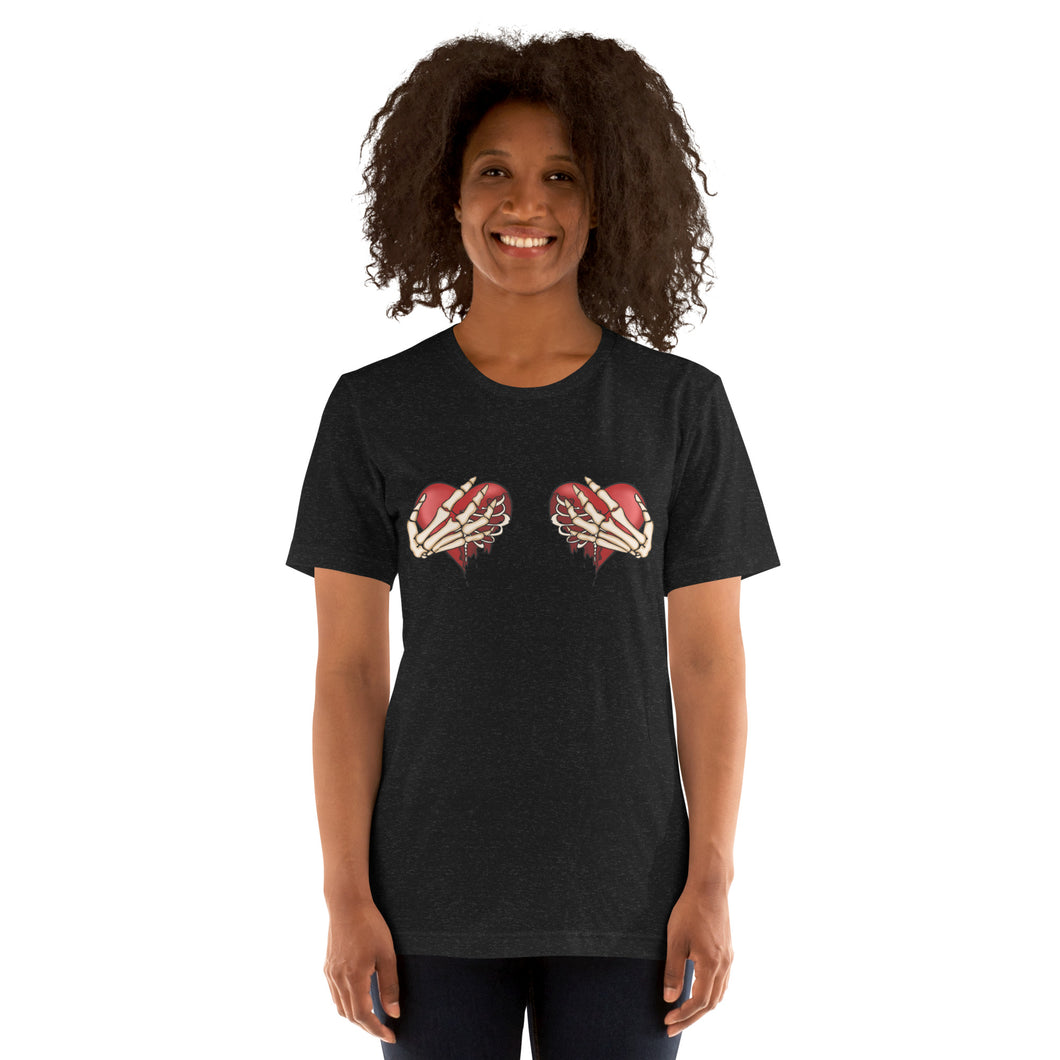 Hearts and Hands Valentine's Day Unisex t-shirt