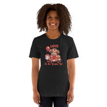 Load image into Gallery viewer, Love Is The Greatest Gift (highland cow) Unisex t-shirt
