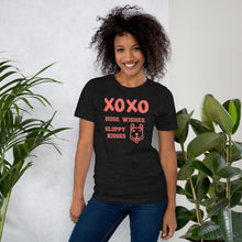 Load image into Gallery viewer, Hugs Wishes Sloppy Kisses Unisex t-shirt
