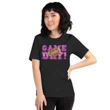 Load image into Gallery viewer, Game Day Pink Glitter Unisex t-shirt
