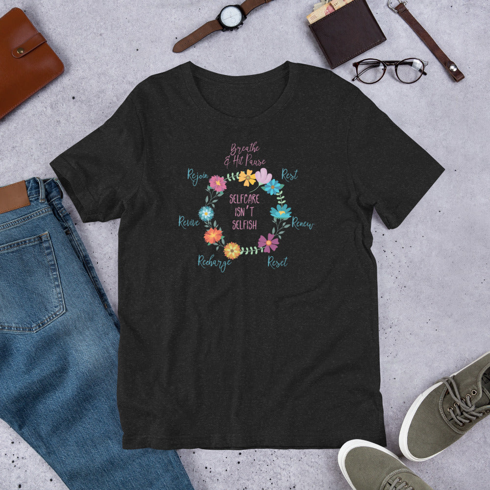 Breathe-Rest-Renew Unisex t-shirt