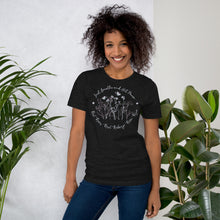 Load image into Gallery viewer, Breathe and Hit Pause (dark colors) Unisex t-shirt
