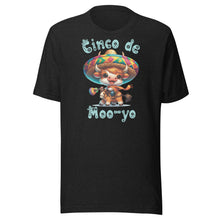 Load image into Gallery viewer, Cinco de Moo-yo Highland Cow Unisex t-shirt
