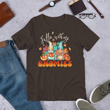 Load image into Gallery viewer, Fallin&#39; With My Gnomies Unisex t-shirt (Darker Colors)
