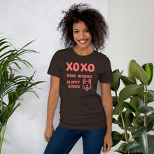Load image into Gallery viewer, Hugs Wishes Sloppy Kisses Unisex t-shirt
