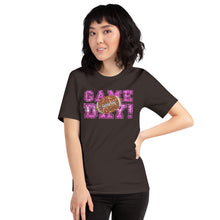 Load image into Gallery viewer, Game Day Pink Glitter Unisex t-shirt
