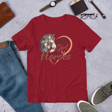 Load image into Gallery viewer, Just A Girl Who Loves Horses Unisex t-shirt

