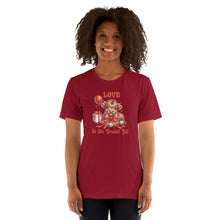 Load image into Gallery viewer, Love Is The Greatest Gift (highland cow) Unisex t-shirt

