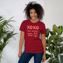 Load image into Gallery viewer, Hugs Wishes Sloppy Kisses Unisex t-shirt
