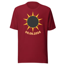 Load image into Gallery viewer, Sun Silhouette Eclipse Unisex t-shirt
