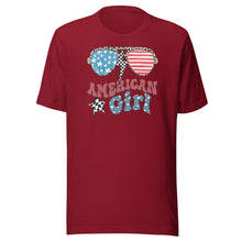 Load image into Gallery viewer, Patriotic American Girl Unisex t-shirt
