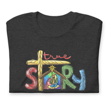 Load image into Gallery viewer, True Story Nativity Christmas Unisex t-shirt
