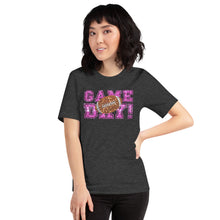 Load image into Gallery viewer, Game Day Pink Glitter Unisex t-shirt
