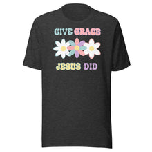 Load image into Gallery viewer, Give Grace Jesus Did (Retro) Unisex t-shirt
