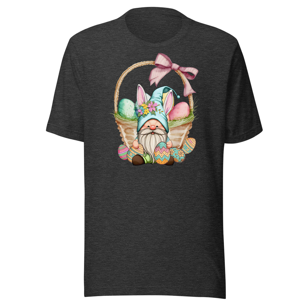 Gnome Easter Basket Unisex t-shirt