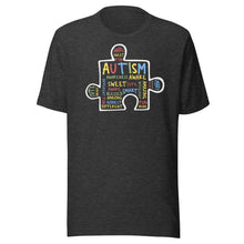 Load image into Gallery viewer, Autism Puzzle Words Unisex t-shirt
