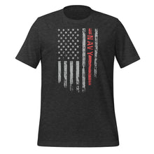 Load image into Gallery viewer, Navy Flag Vertical Unisex t-shirt
