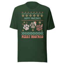 Load image into Gallery viewer, Happy Pawlidays Unisex t-shirt
