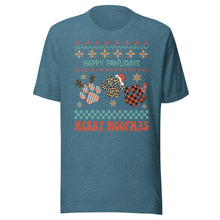 Load image into Gallery viewer, Happy Pawlidays Unisex t-shirt
